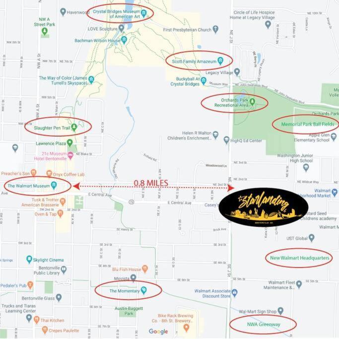Starlanding, 2 Kngs/2 Twns; Dt/Museums/Trails Βίλα Μπέντονβιλ Εξωτερικό φωτογραφία